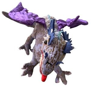 Purple dragon bendable, pretend play